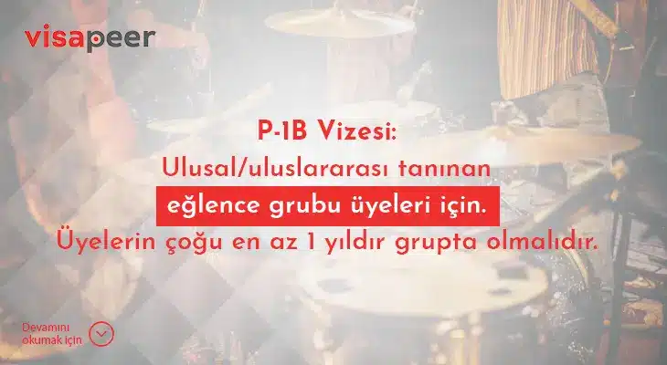 amerika sanatçı vizesi