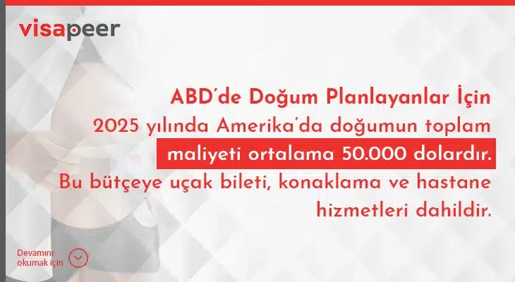 amerikada doğum maliyeti ne kadar