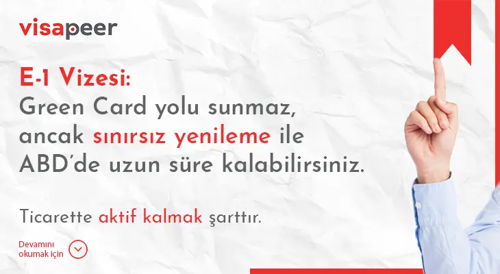 e1 vizesi ile green card alınabilir mi