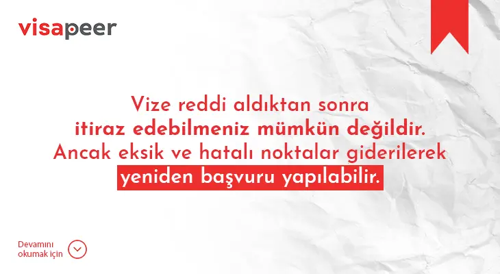 amerika vize reddi sonrası tekrar başvuru