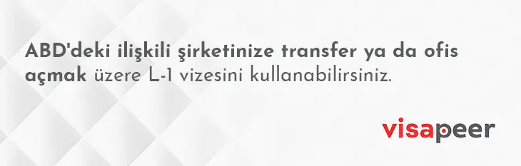 amerikadaki şirkete transfer